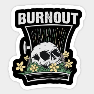 Burnout Sticker